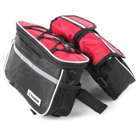 YANHO CYCLING PACKET BAG WITH REFLECTIVE STRIPE OUTDOOR TOOL (RED)