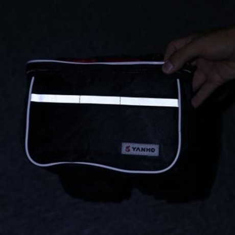 YANHO CYCLING PACKET BAG WITH REFLECTIVE STRIPE OUTDOOR TOOL (RED)