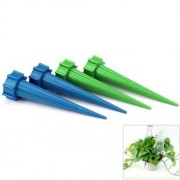 DIY AUTOMATIC WATERER ACCESSORIES WATER SEEPAGE DEVICE FOR POTTED PLANT - 4PCS (BLUE AND G