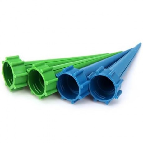 DIY AUTOMATIC WATERER ACCESSORIES WATER SEEPAGE DEVICE FOR POTTED PLANT - 4PCS (BLUE AND G