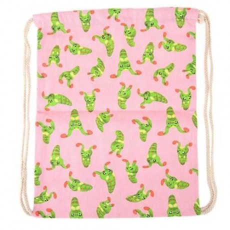 CUTE RETRO CANVAS DRAWSTRING BACKPACK 3D PRINTING GYM BEACH BAG SCHOOL BAG FITNESS TOTE SA