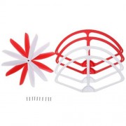 4PCS PROTECTION FRAME PROPELLERS WITH 10PCS SCREW FOR CHEERSON CX20 RC QUADCOPTER ACCESSOR
