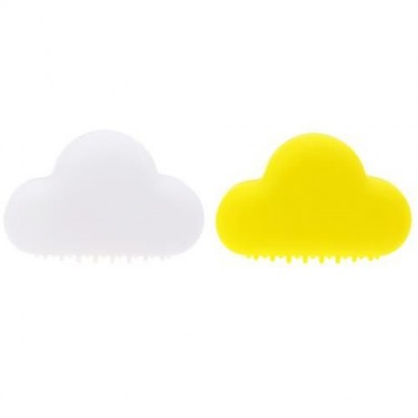 CLOUD USB RECHARGEABLE NIGHT LIGHT TOUCH SOUND SENSOR CONTROL LED LAMP (YELLOW)
