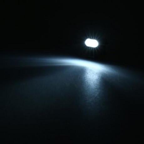 PORTABLE 1W 50LM 3 LEDS HAT LIGHT CLIP LAMP (BLACK)