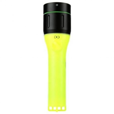 10W 1000LM T6 LED DIVING FLASHLIGHT UNDERWATER 40M DEPTH TORCH LAMP (YELLOW)