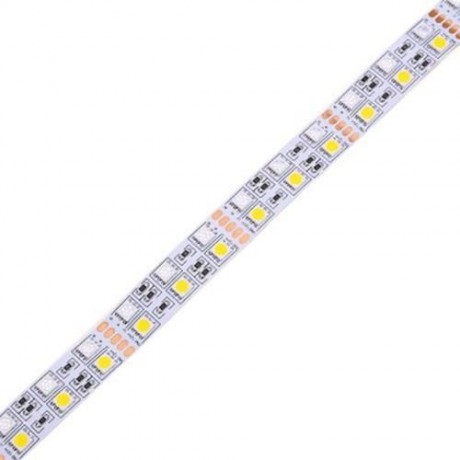 5M DOUBLE ROW 5050 SMD 600 RGB WHITE LED STRIP LIGHT FOR DECORATION (WARM WHITE LIGHT)