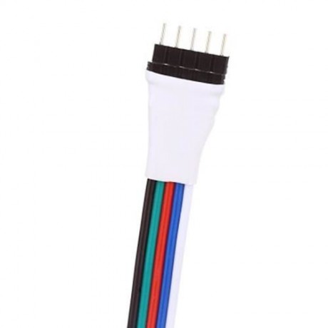 5M DOUBLE ROW 5050 SMD 600 RGB WHITE STRIP LIGHT WATERPROOF LED FLEXIBLE LAMP (BLACK)