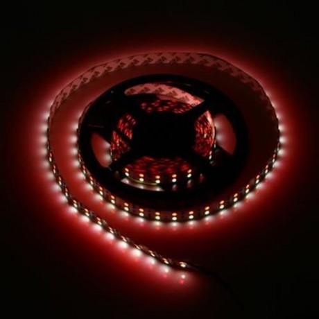 5M DOUBLE ROW 5050 SMD 600 RGB WHITE STRIP LIGHT WATERPROOF LED FLEXIBLE LAMP (BLACK)