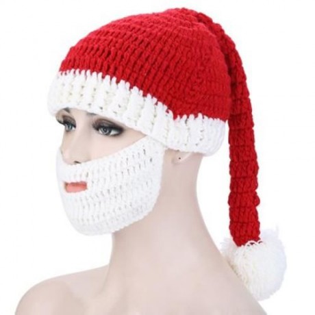 MULTIPURPOSE KNIT WINDPROOF WARM UNISEX CHRISTMAS HAT (WHITE)
