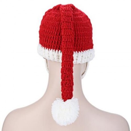 MULTIPURPOSE KNIT WINDPROOF WARM UNISEX CHRISTMAS HAT (WHITE)