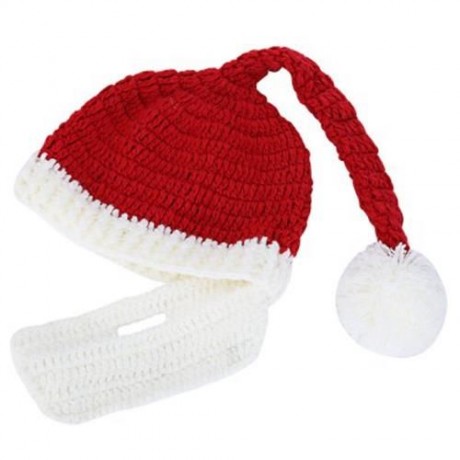 MULTIPURPOSE KNIT WINDPROOF WARM UNISEX CHRISTMAS HAT (WHITE)