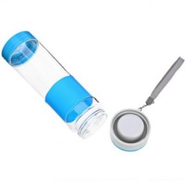 CARGEN Q71017 550ML PORTABLE SPORT TEAPOT PLASTIC TRAVEL TEA CUP WATER BOTTLE (BLUE)