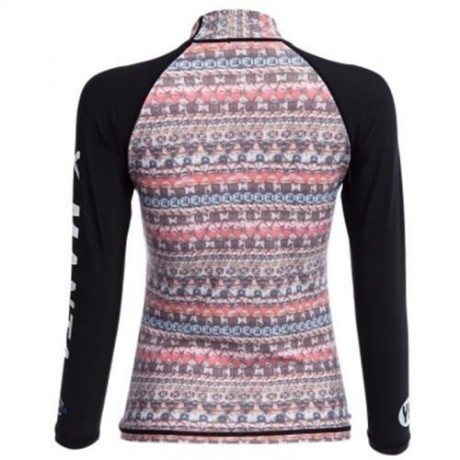 DIVE - SAIL LS - 607 SUN PROTECTION SHIRT RASHGUARD SWIM CLOTH WITH LONG SLEEVES (BLACK AN