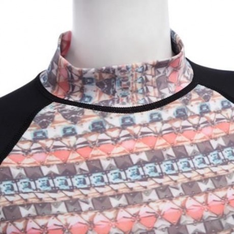 DIVE - SAIL LS - 607 SUN PROTECTION SHIRT RASHGUARD SWIM CLOTH WITH LONG SLEEVES (BLACK AN