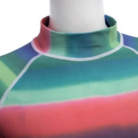 DIVE - SAIL LS - 607 SUN PROTECTION SHIRT RASHGUARD SWIM CLOTH WITH LONG SLEEVES (BLUE AND