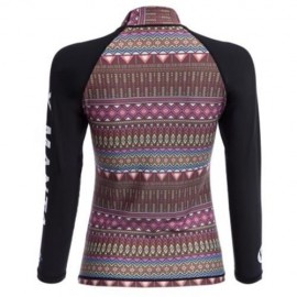 DIVE - SAIL LS - 607 SUN PROTECTION SHIRT RASHGUARD SWIM CLOTH WITH LONG SLEEVES (BLACK AN