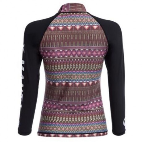 DIVE - SAIL LS - 607 SUN PROTECTION SHIRT RASHGUARD SWIM CLOTH WITH LONG SLEEVES (BLACK AN