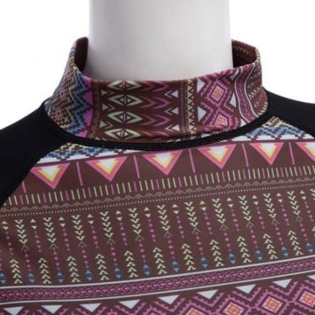 DIVE - SAIL LS - 607 SUN PROTECTION SHIRT RASHGUARD SWIM CLOTH WITH LONG SLEEVES (BLACK AN