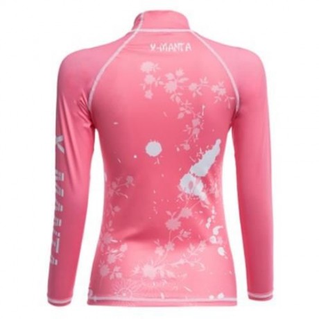 DIVE - SAIL LS - 641 SUN PROTECTION SHIRT RASHGUARD SWIM CLOTH WITH LONG SLEEVES (PINK)