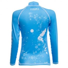 DIVE - SAIL LS - 641 SUN PROTECTION SHIRT RASHGUARD SWIM CLOTH WITH LONG SLEEVES (BLUE)