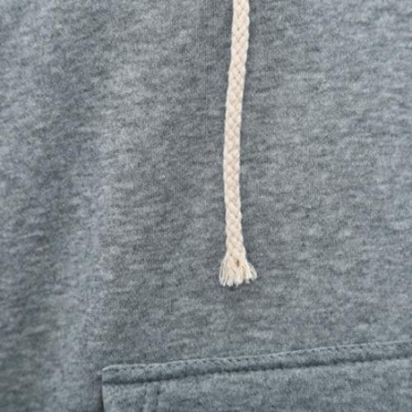 POCKET DESIGN SLIM FIT LONG SLEEVE CASUAL HOODIES FOR MEN (LIGHT GRAY)