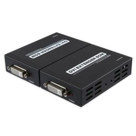 ZENHON T - 505C 60 METERS DVI TO RJ45 CONVERTER VIDEO AUDIO EXTENDER (BLACK)