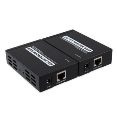 ZENHON T - 505C 60 METERS DVI TO RJ45 CONVERTER VIDEO AUDIO EXTENDER (BLACK)