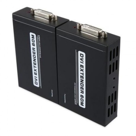ZENHON T - 505C 60 METERS DVI TO RJ45 CONVERTER VIDEO AUDIO EXTENDER (BLACK)