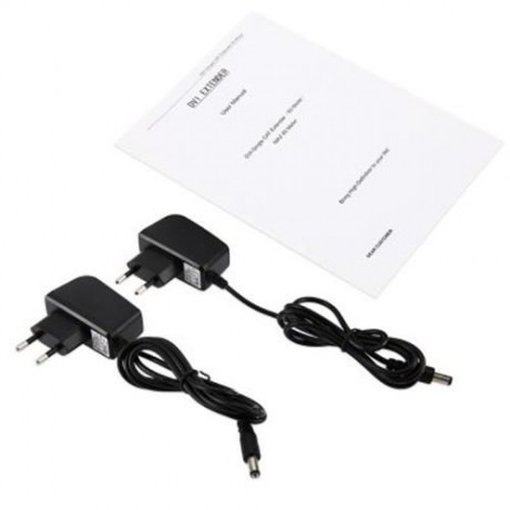 ZENHON T - 505C 60 METERS DVI TO RJ45 CONVERTER VIDEO AUDIO EXTENDER (BLACK)