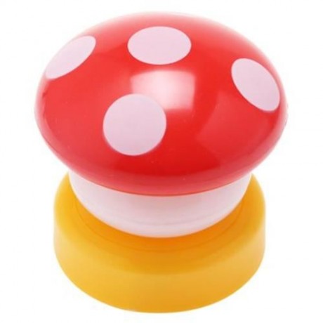 KIDS NOVELTY MUSHROOM SHAPE LED LAMP COLORFUL NIGHT LIGHT FLASHING TOY (COLORMIX)