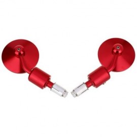 PAIRED UNIVERSAL MOTORCYCLE MOTORBIKE ROUND REAR MIRROR