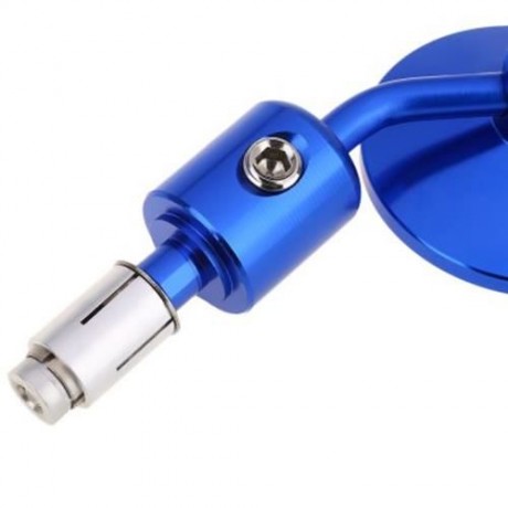 PAIRED UNIVERSAL MOTORCYCLE MOTORBIKE ROUND REAR MIRROR