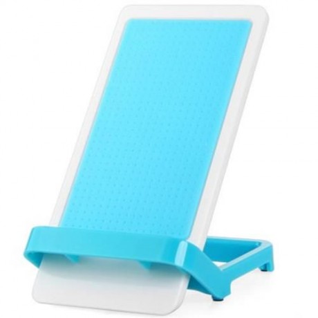 PHONE STAND HOLDER BRACKET FOR IPHONE 6 / 6 PLUS SAMSUNG HTC ETC. (BLUE)
