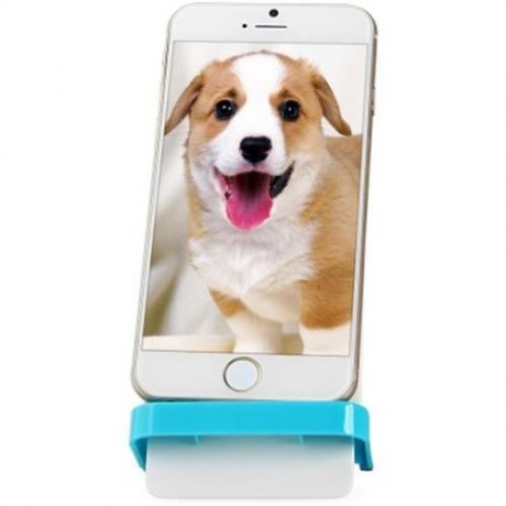 PHONE STAND HOLDER BRACKET FOR IPHONE 6 / 6 PLUS SAMSUNG HTC ETC. (BLUE)