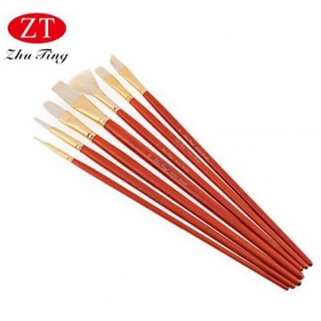 ZHUTING 7PCS NYLON WOOL DRAWING BRUSH PEN PAINTING NAIL (ORANGE RED)