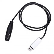 MINI USB TO DMX 512 INTERFACE ADAPTER FOR STAGE LIGHT (BLACK)