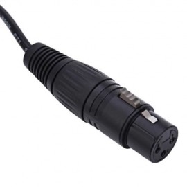 MINI USB TO DMX 512 INTERFACE ADAPTER FOR STAGE LIGHT (BLACK)