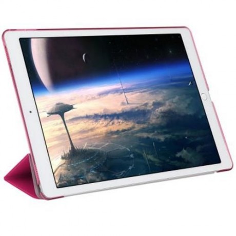 ELEGANT SILK PATTERN MULTI-FOLDING CASE PROTECTIVE SMART COVER FOR IPAD PRO 12.9 INCH (ROS