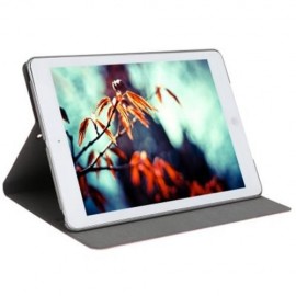 WOOD GRAIN FLIP CASE PU LEATHER PROTECTIVE CARRY SHELL STAND HOLDER FOR IPAD AIR 2 (PEACH