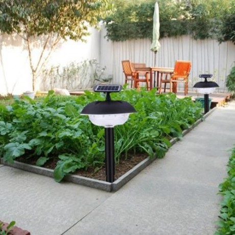 2W 160LM 20 LEDS SOLAR POWERED PUMPKIN LAWN LAMP FOR OUTDOOR (BLACK)