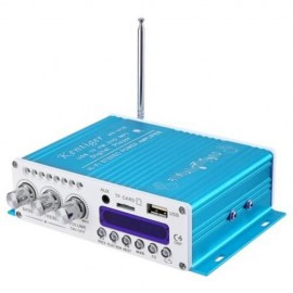 KENTIGER V10 BLUETOOTH HI-FI CLASS-AB AUDIO POWER AMPLIFIER (BLUE)