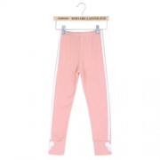 FASHION GIRLS OUTDOOR SPORT STRIPED LEGGINGS (PINK)