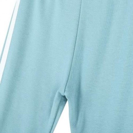 FASHION GIRLS OUTDOOR SPORT STRIPED LEGGINGS (BLUE)