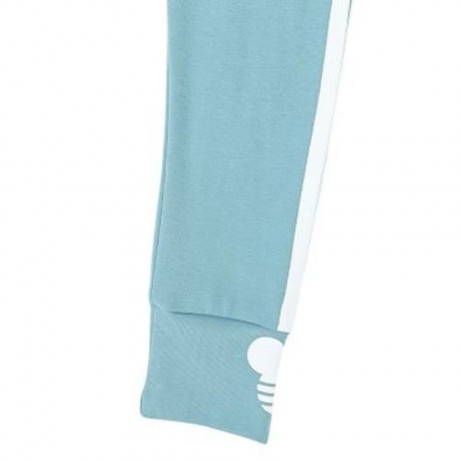 FASHION GIRLS OUTDOOR SPORT STRIPED LEGGINGS (BLUE)