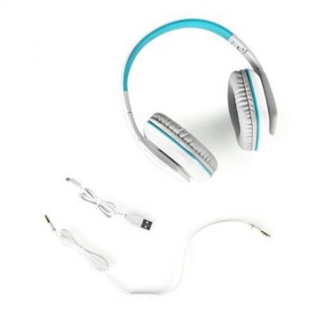 KOTION EACH B3506 WIRED WIRELESS BLUETOOTH 4.1 PROFESSIONAL GAMING HEADPHONES (BLUE AND WH