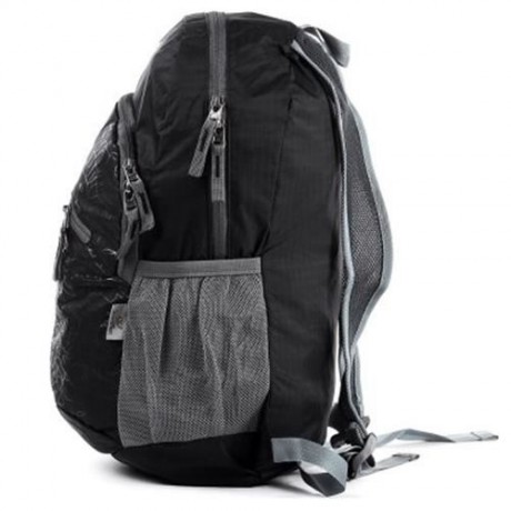 SHENGYUAN - 107 LIGHTWEIGHT BACKPACK FOLDING BAG PACKSACK OUTDOOR TOOL (BLACK)