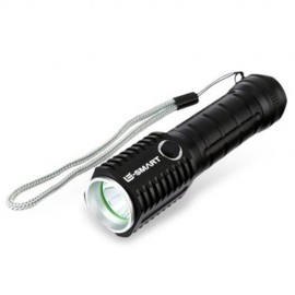 E SMARTER BRIGHT  3 MODES 10W 800LM CREE LED FLASHLIGHT TORCH LIGHT (BLACK)