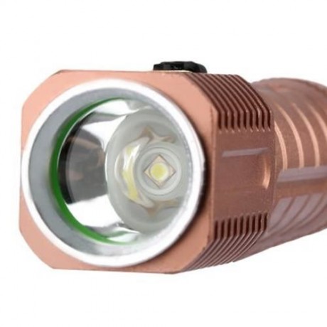 E SMARTER BRIGHT  3 MODES 10W 800LM CREE LED FLASHLIGHT TORCH LIGHT (PINK CHAMPAGNE)