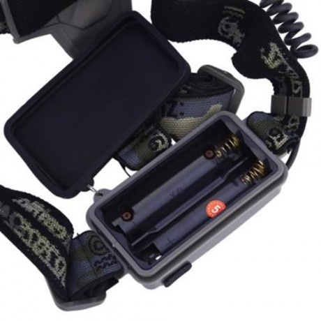 E SMARTER 10W 800LM 3 MODES CREE T6 LED FLASHLIGHT AUTO ZOOM ADJUSTABLE LAMP (FLAX GREEN)