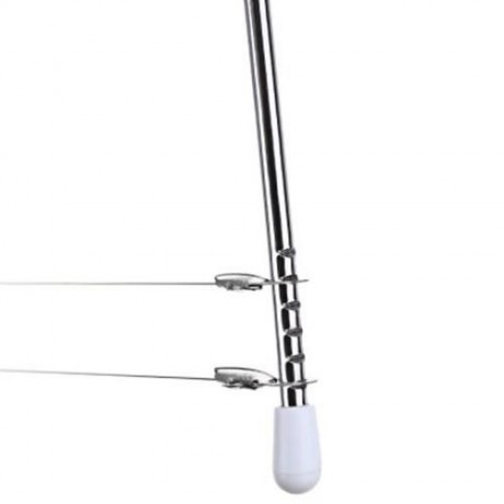 STAINLESS STEEL DOUBLE ADJUSTABLE WIRE CAKE SLICER LEVELER CUTTER (SILVER)